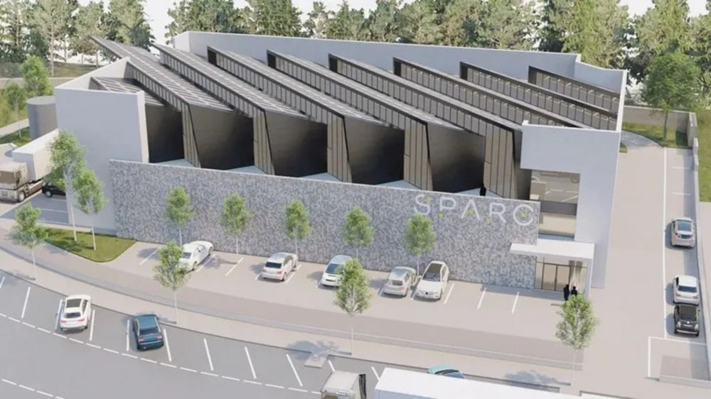 Infografía da futura fábrica de microchips